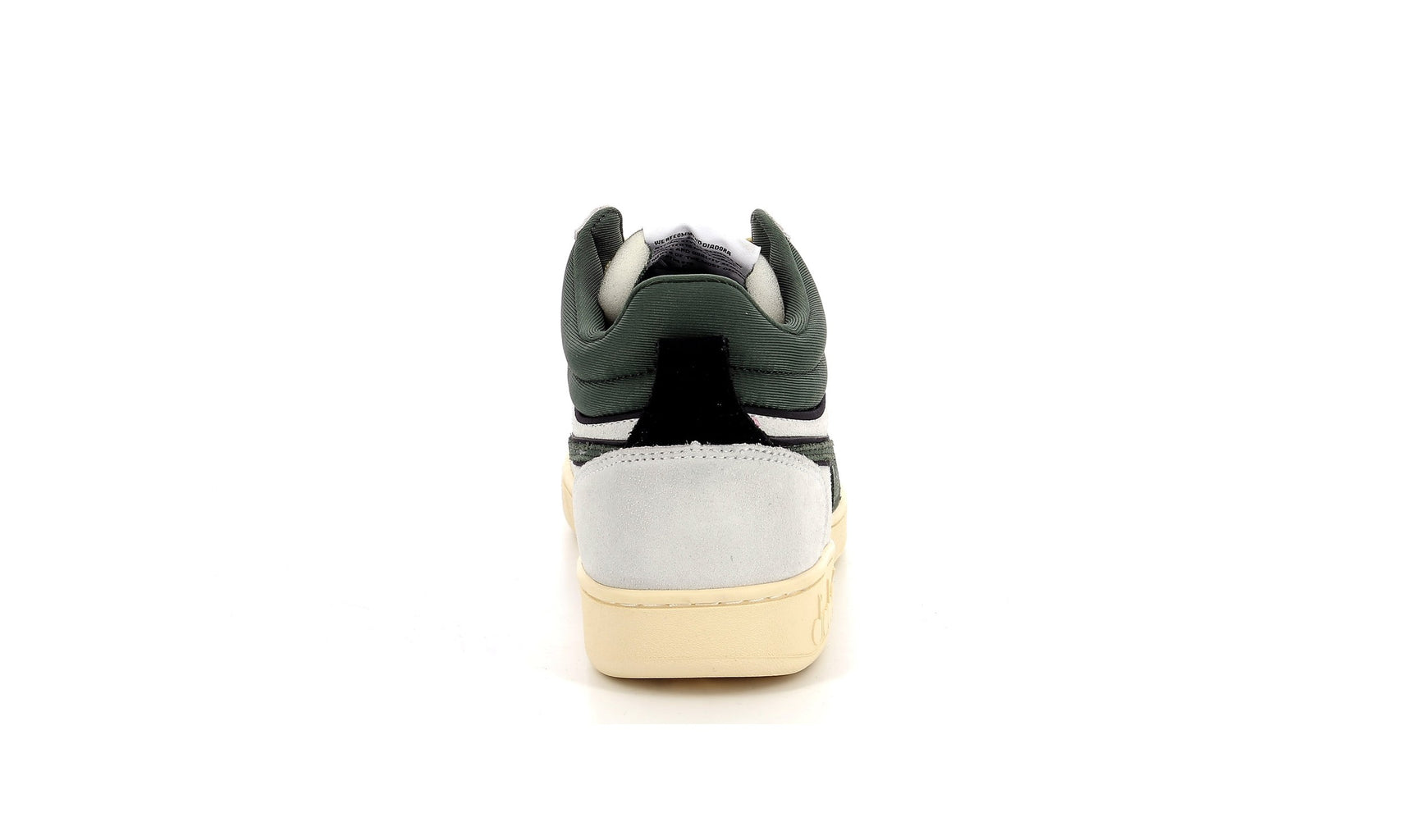 Diadora - Sneakers Haut - Magic B Suede - White/Dark Forest