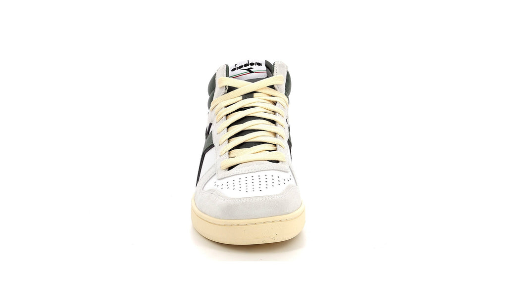 Diadora - Sneakers Haut - Magic B Suede - White/Dark Forest