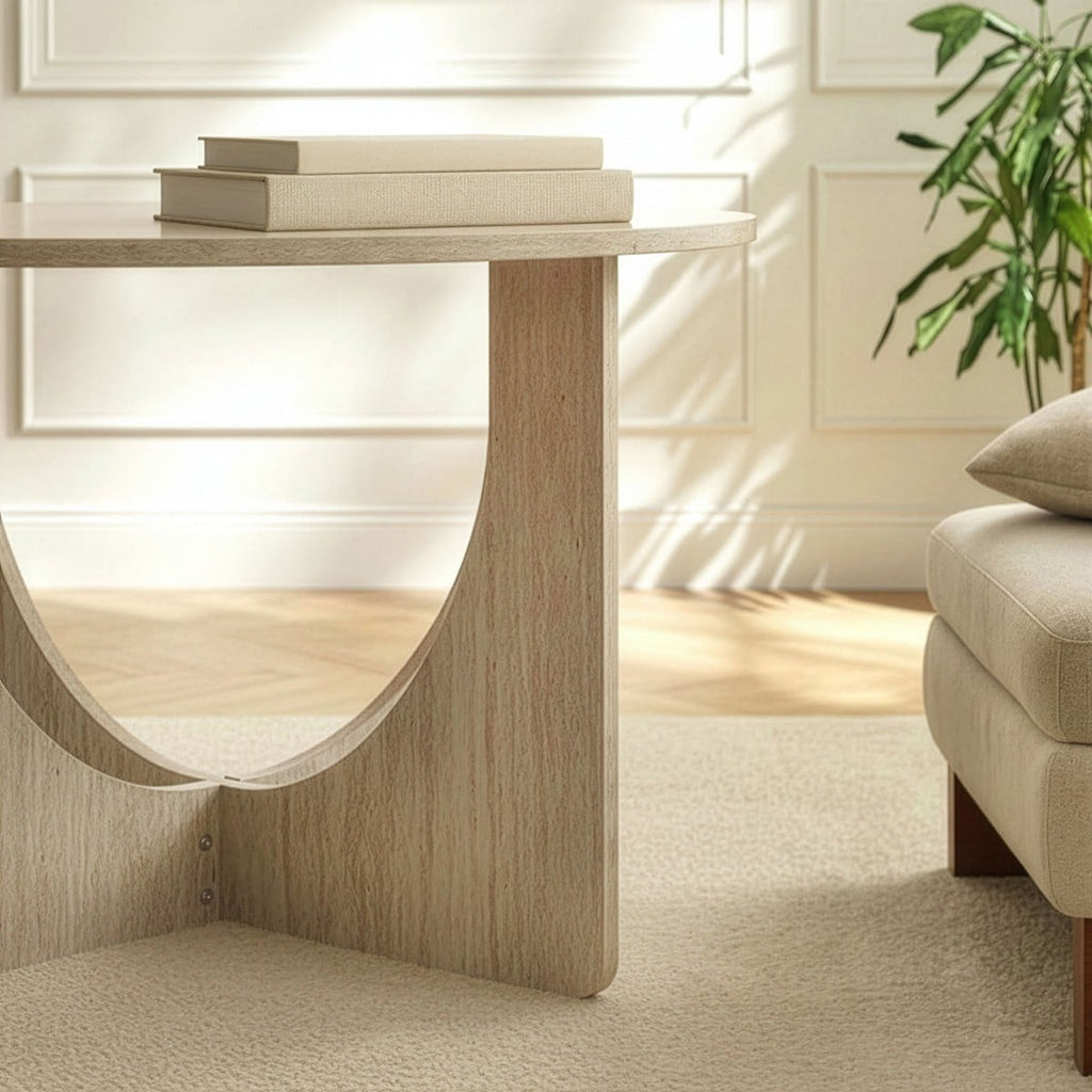 Marta - Table Basse - Travertin