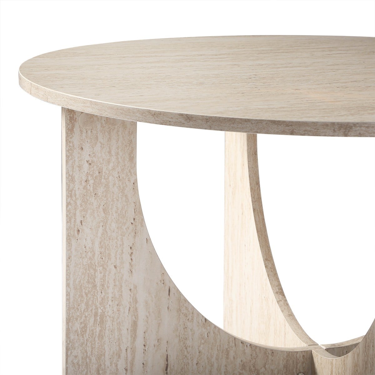 Marta - Table Basse - Travertin