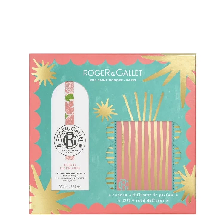 Fleur de Figuier Coffret Eau Fraîche Parfumée Bienfaisante - Diffuseur