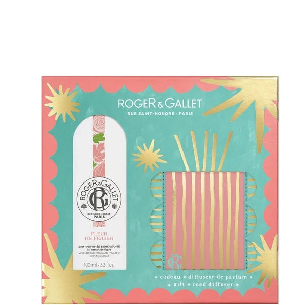 Fleur de Figuier Coffret Eau Fraîche Parfumée Bienfaisante - Diffuseur