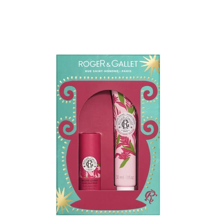 Gingembre Rouge Coffret Duo Baume Lèvres et Crème Mains