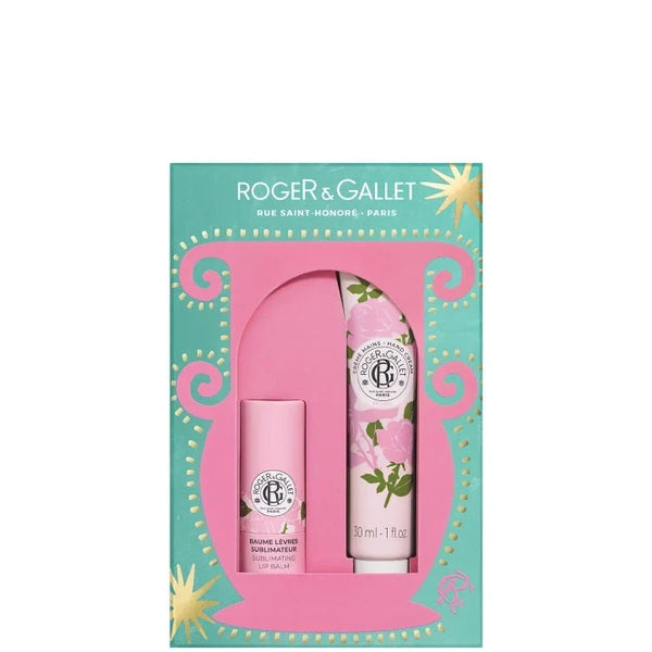 Rose Coffret Duo Baume Lèvres et Crème Mains