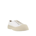 Baskets Marni Leather - White - Femme