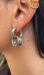 Boucles D'Oreilles Trio X Hoop