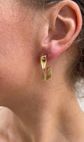Boucles D'Oreilles Twisted Cubic