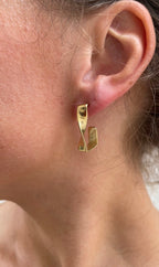 Boucles D'Oreilles Twisted Cubic