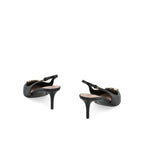 Escarpins Valentino Garavani Leather Slingback - Black - Femme