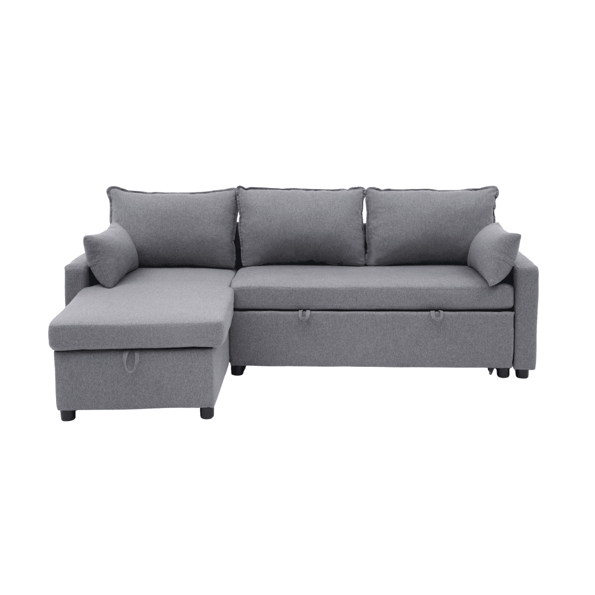 Louison - Canapé Convertible 3 Places Avec Méridienne - Tissu