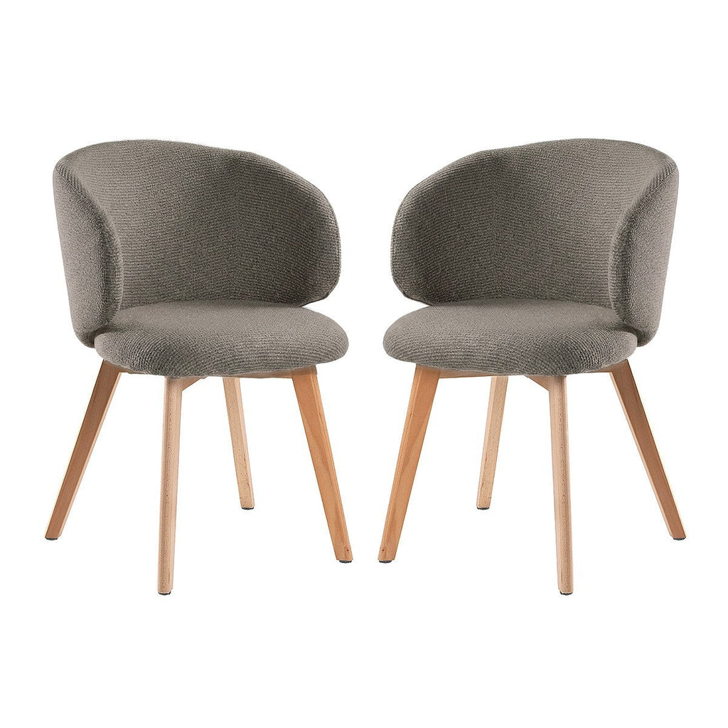 Solène - Lot De 2 Chaises - Tissu