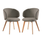 Solène - Lot De 2 Chaises - Tissu