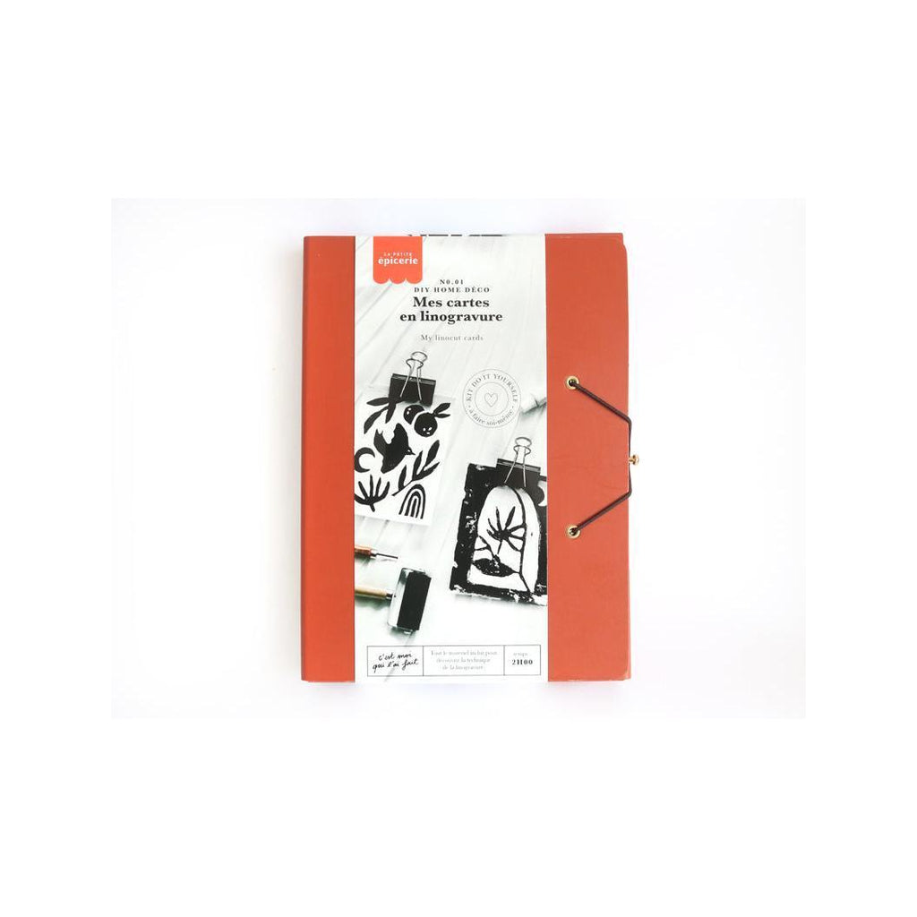 Kit Diy Deco - Mes Cartes En Linogravure