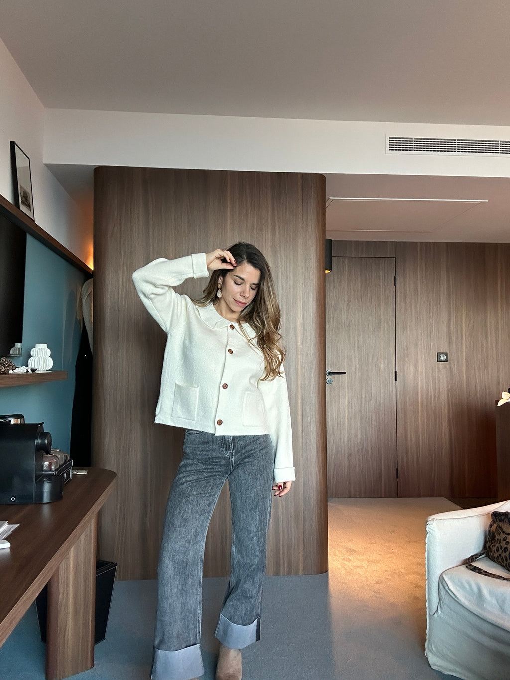 Cardigan Gloria Écru
