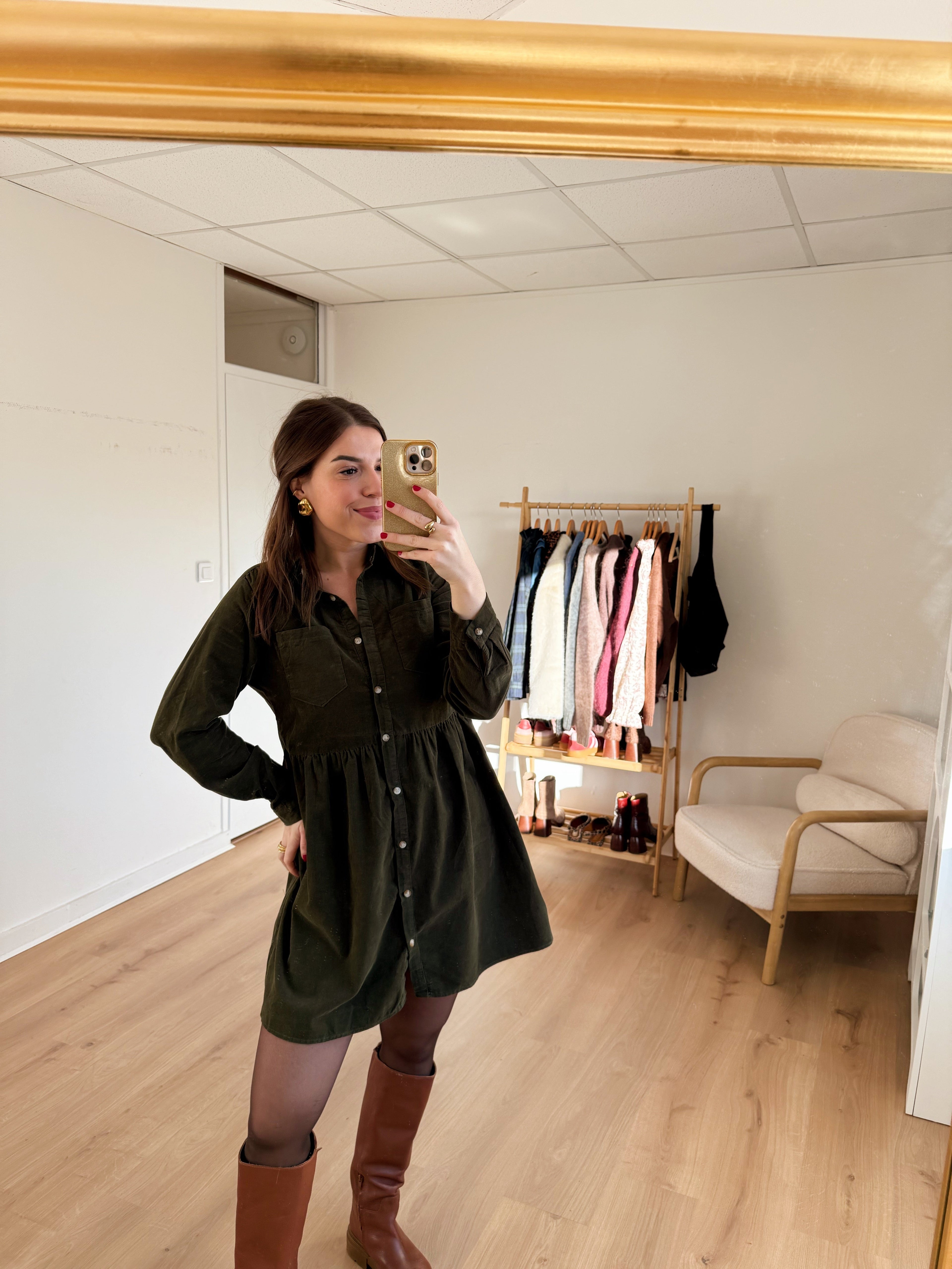 Robe Victoria Kaki