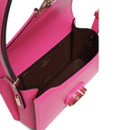 Valentino Garavani Logo Shoulder Bag - Fuchsia - Femme