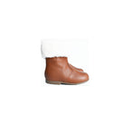 Bottine Boots Souples Amarine - Cuir Camel - Fille