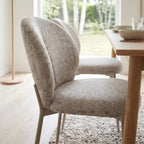 Ambre - Lot De 2 Chaises - Tissu - Beige