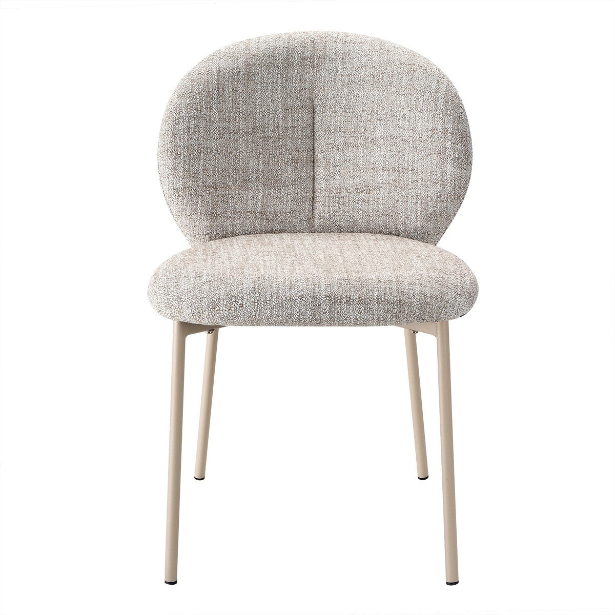 Ambre - Lot De 2 Chaises - Tissu - Beige
