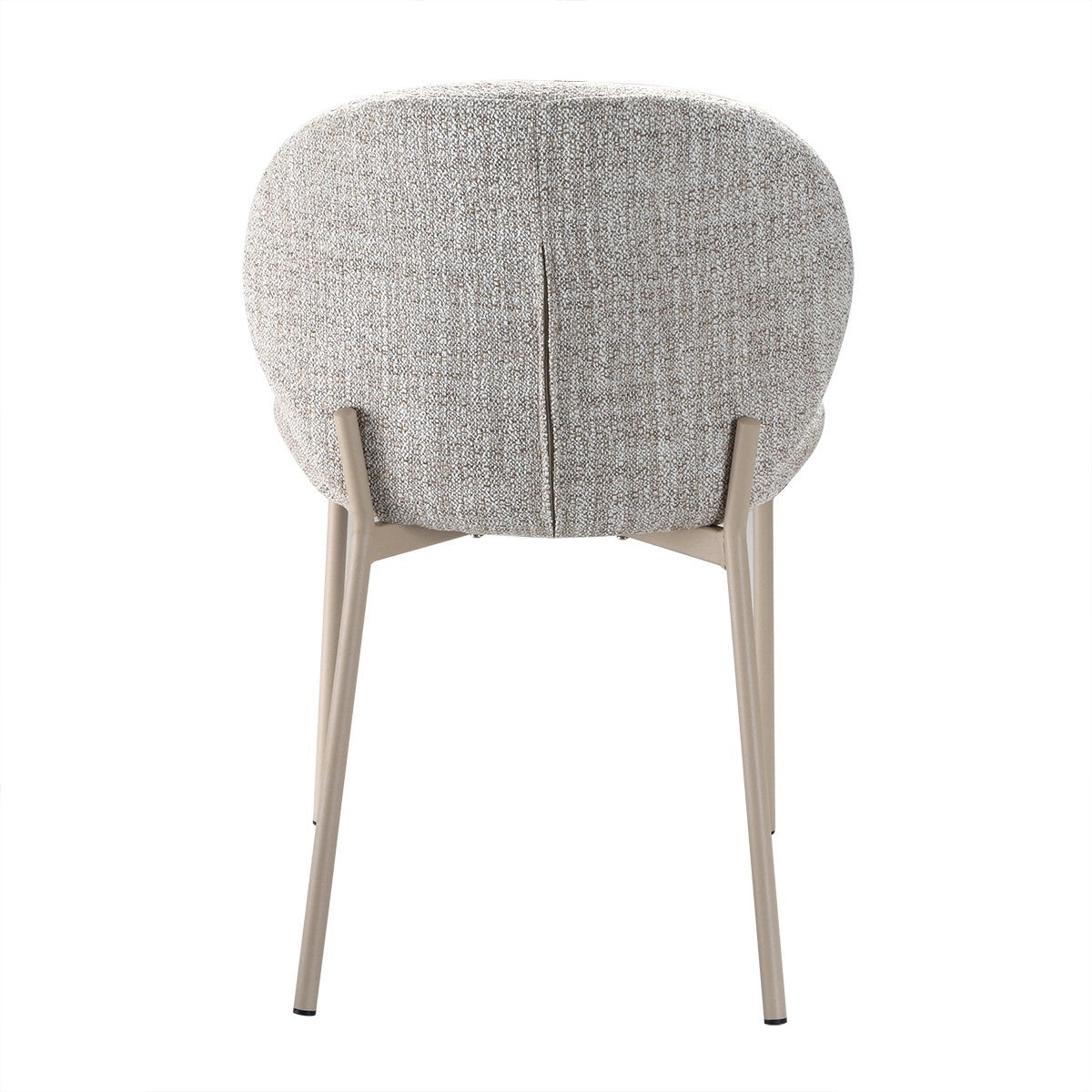 Ambre - Lot De 2 Chaises - Tissu - Beige