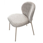 Ambre - Lot De 2 Chaises - Tissu - Beige