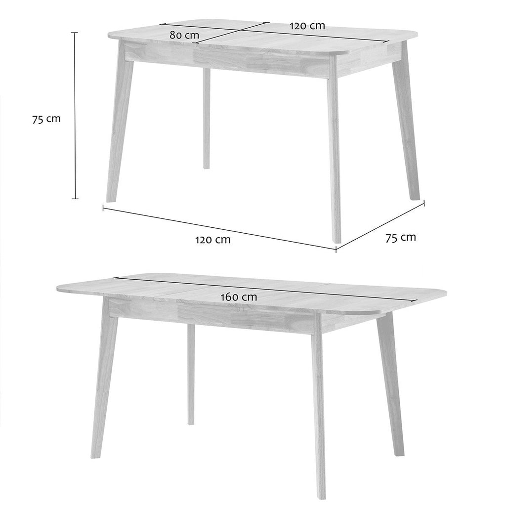 Soline - Table À Manger - Bois Massif
