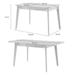 Soline - Table À Manger - Bois Massif