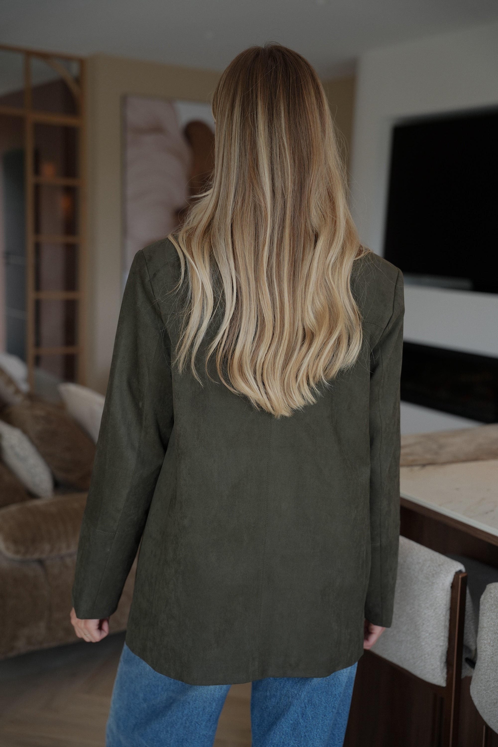 Veste Suédée Marylin - Kaki