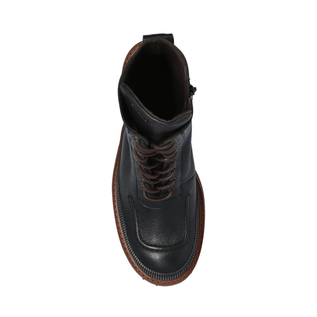 Bottes - See By Chloe Mahalia Leather Lace-Up  - Black