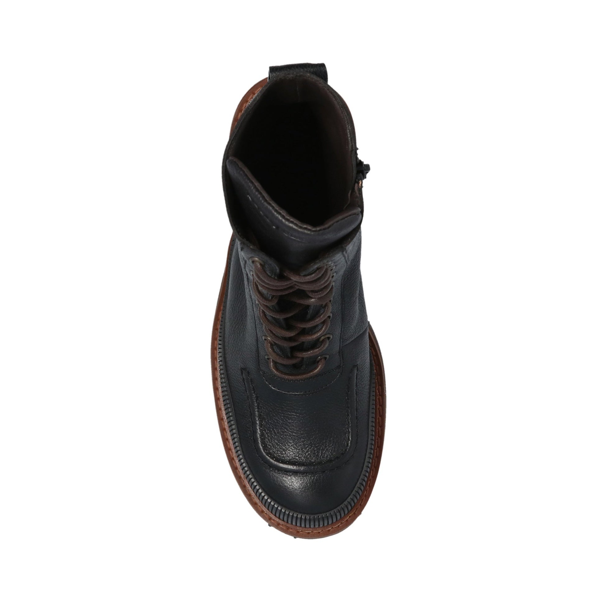 Bottes - See By Chloe Mahalia Leather Lace-Up  - Black