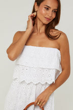 Ensemble Chemise Et Short - Blanc