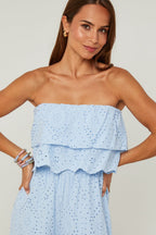 Ensemble Chemise Et Short - Ciel