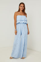 Ensemble Chemise Et Short - Ciel