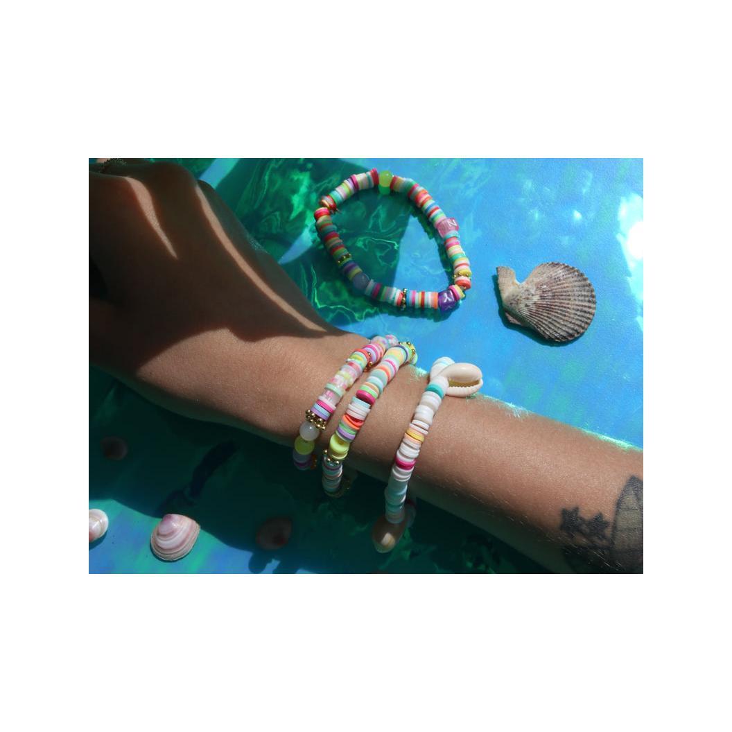Mélange De Perles Heishi Et De Breloques - Miami