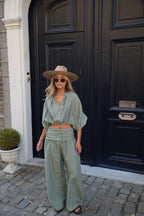 Pantalon Droit Maiane - Kaki