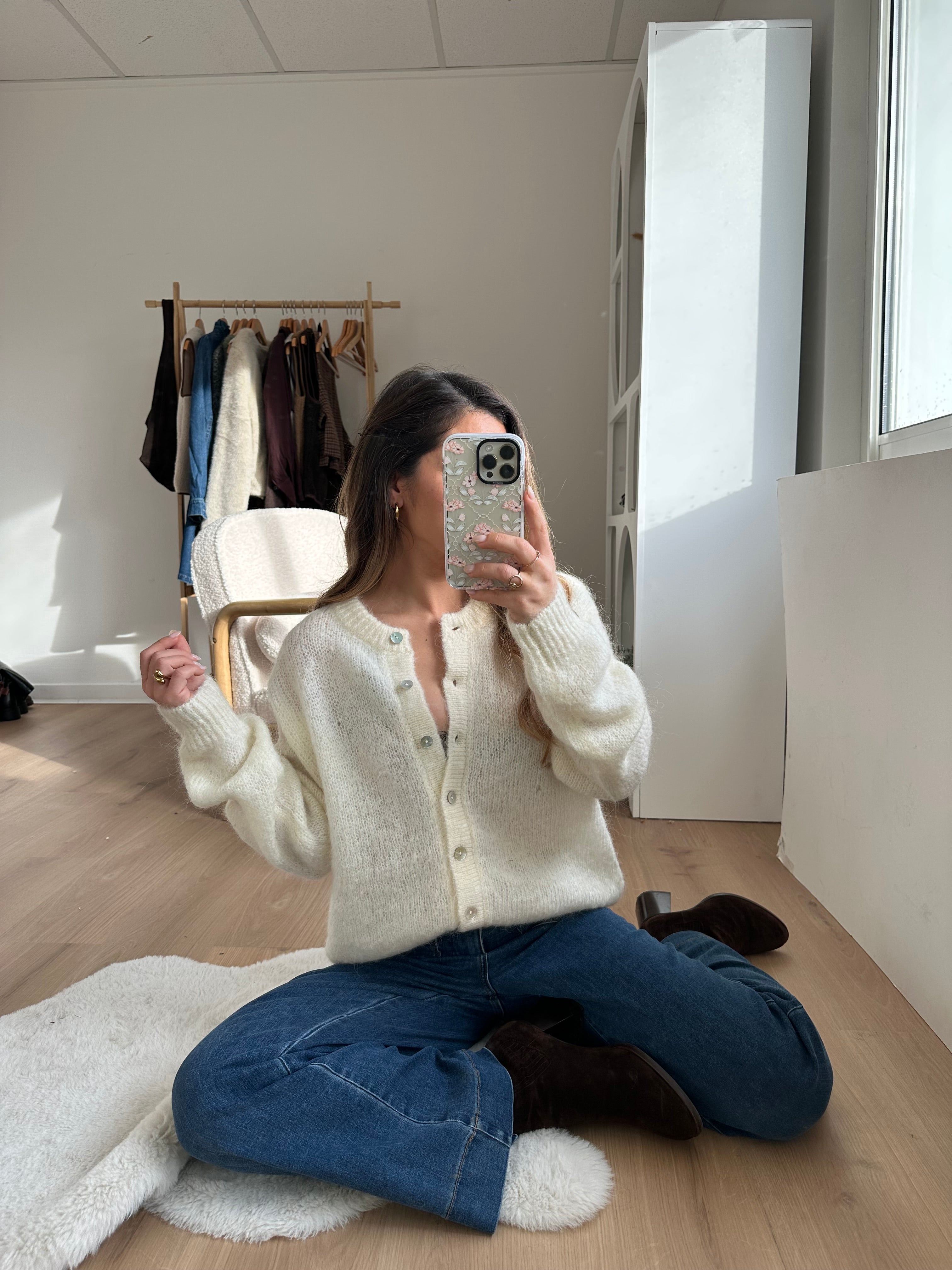 Cardigan Garance Écru