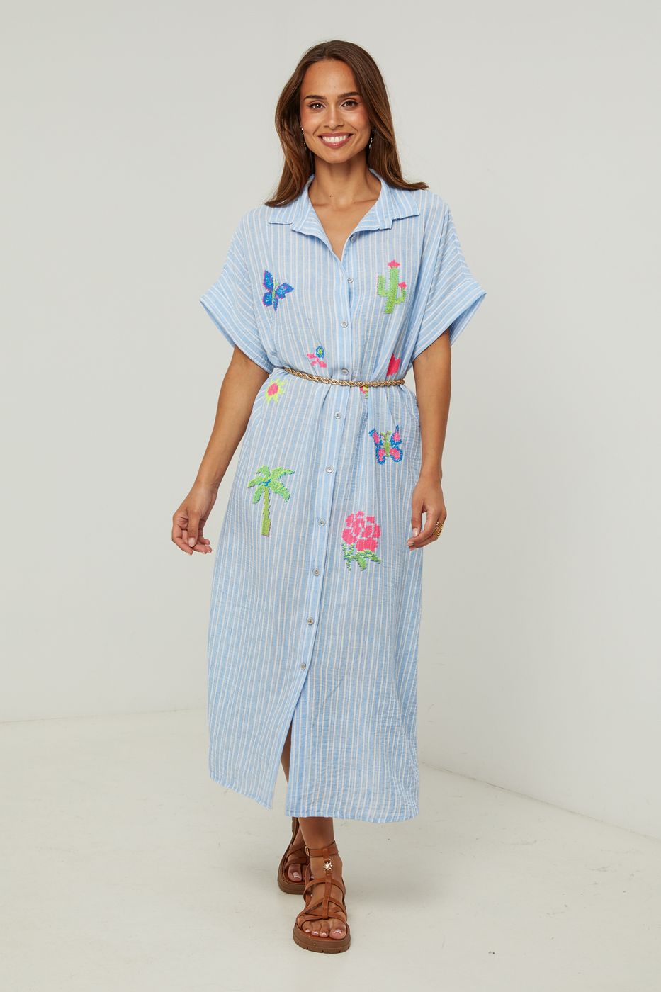 Robe Chemise - Ciel