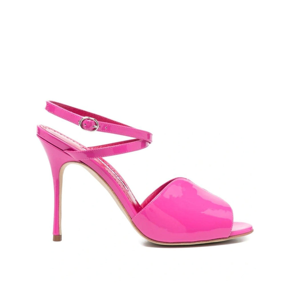 Sandales Manolo Blahnik Hourani 105 - Pink - Femme