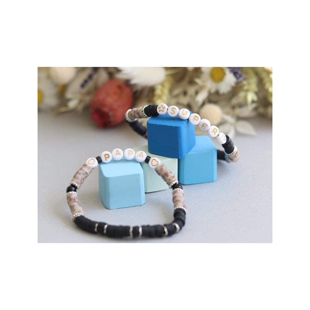 Perles Lettres "Super" Pour Bracelet À Personnaliser