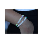 Perles Lettres "Bisous" Pour Bracelet À Personnaliser