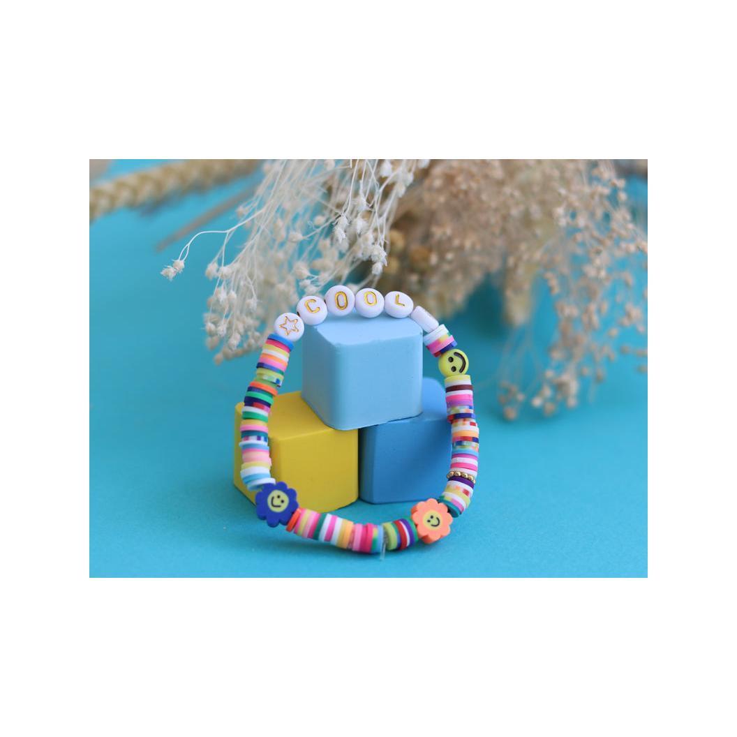 Perles Lettres "Cool" Pour Bracelet À Personnaliser