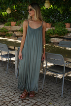 Robe Longue Darcy - Kaki