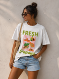 Tee Shirt Papaye - Blanc