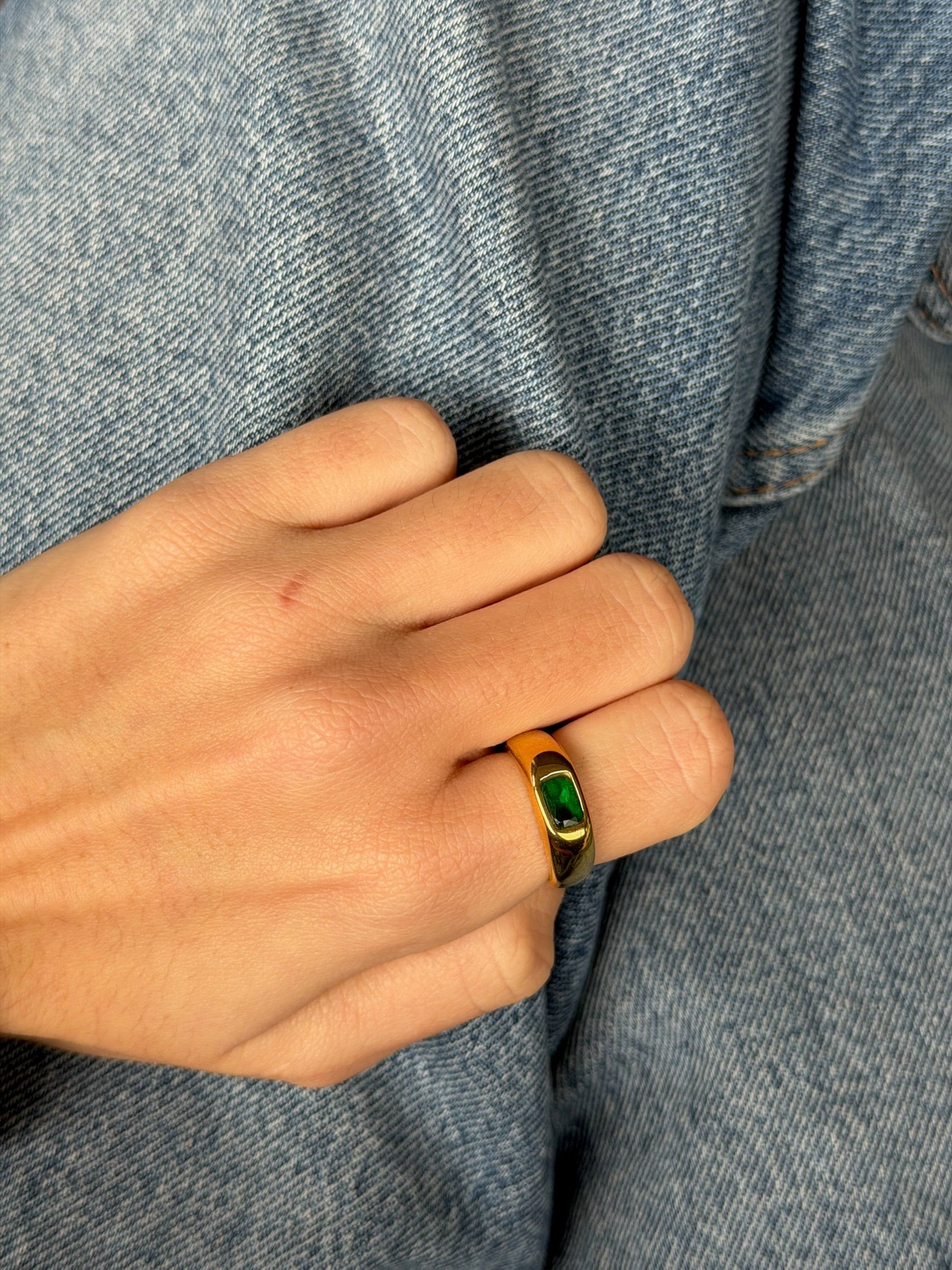 Bague Eclipse Verde