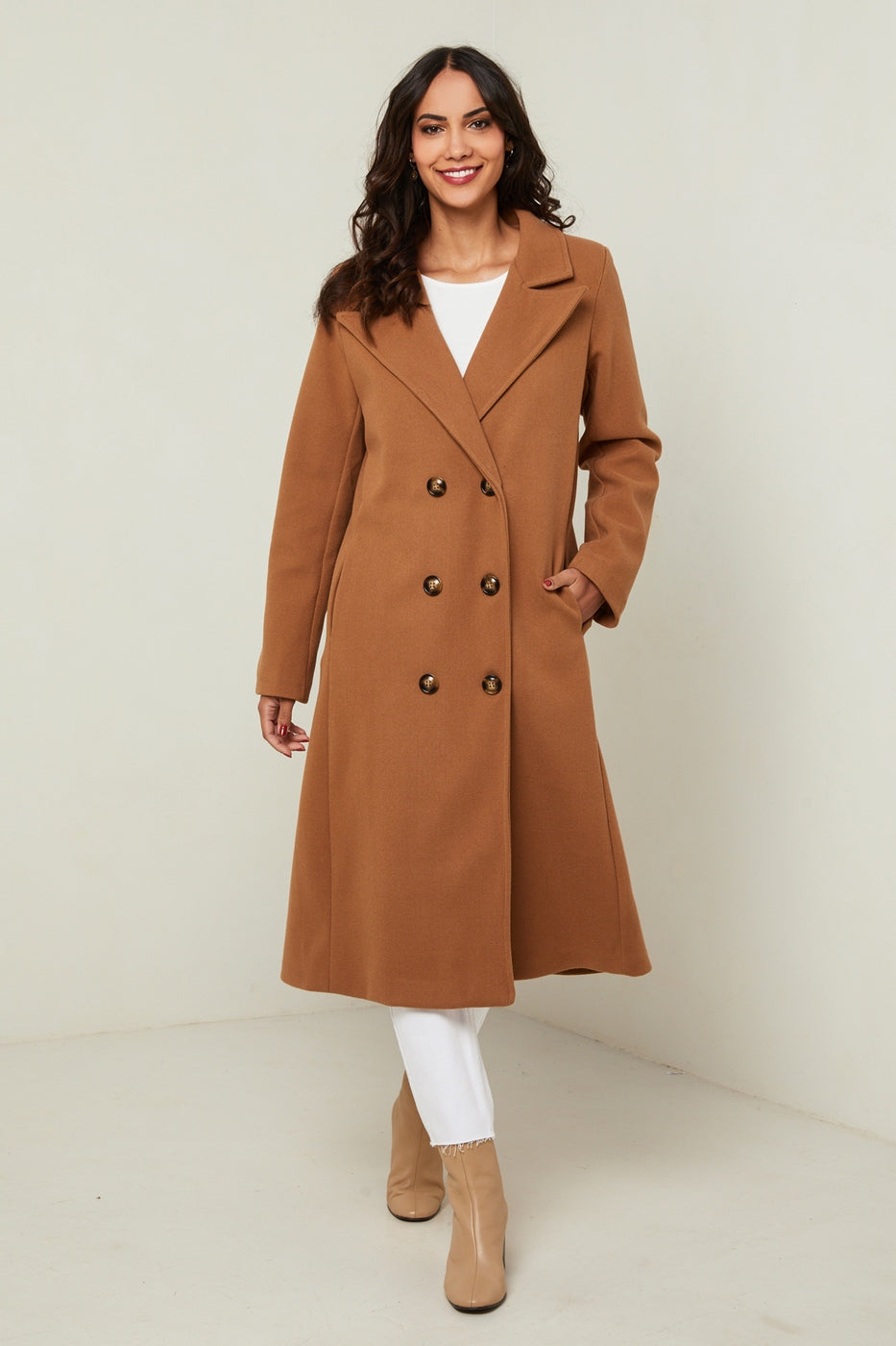 Manteau 98698 - Camel