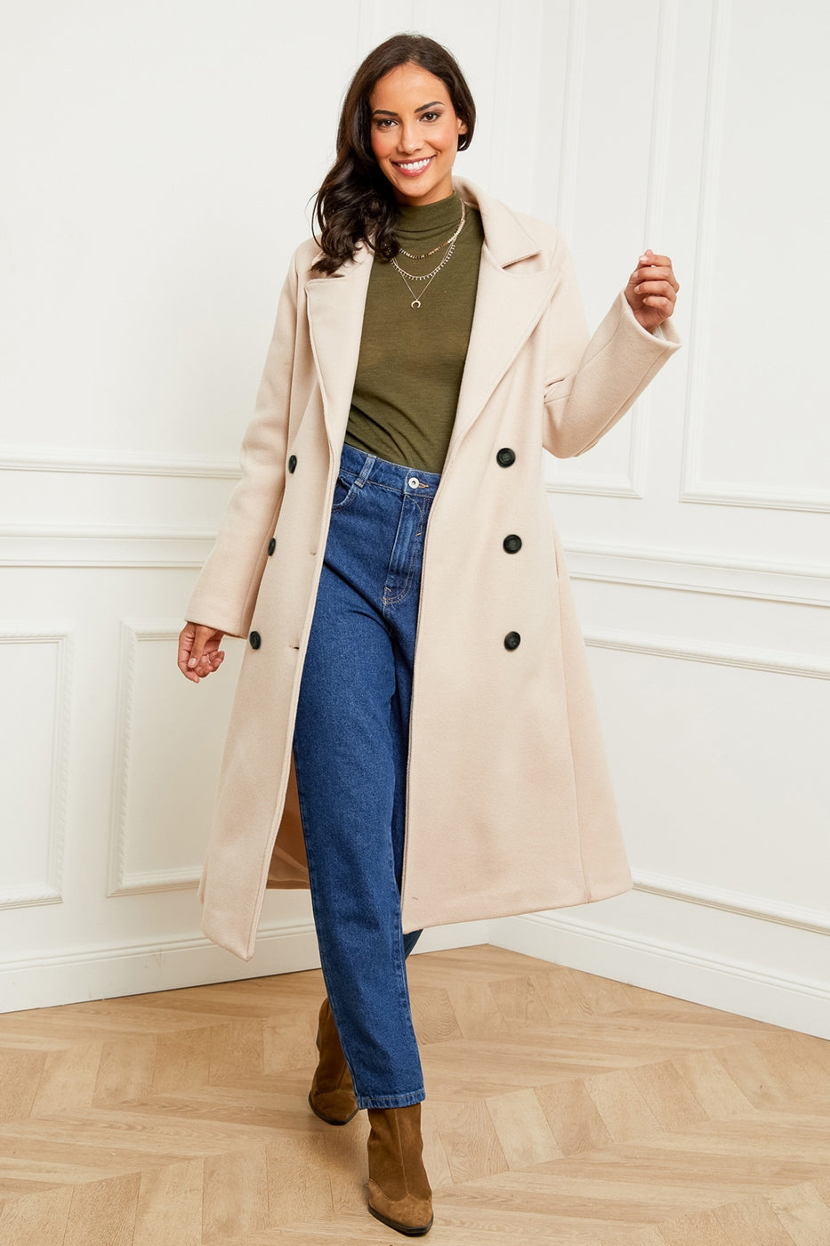 Manteau 98698 - Ecru
