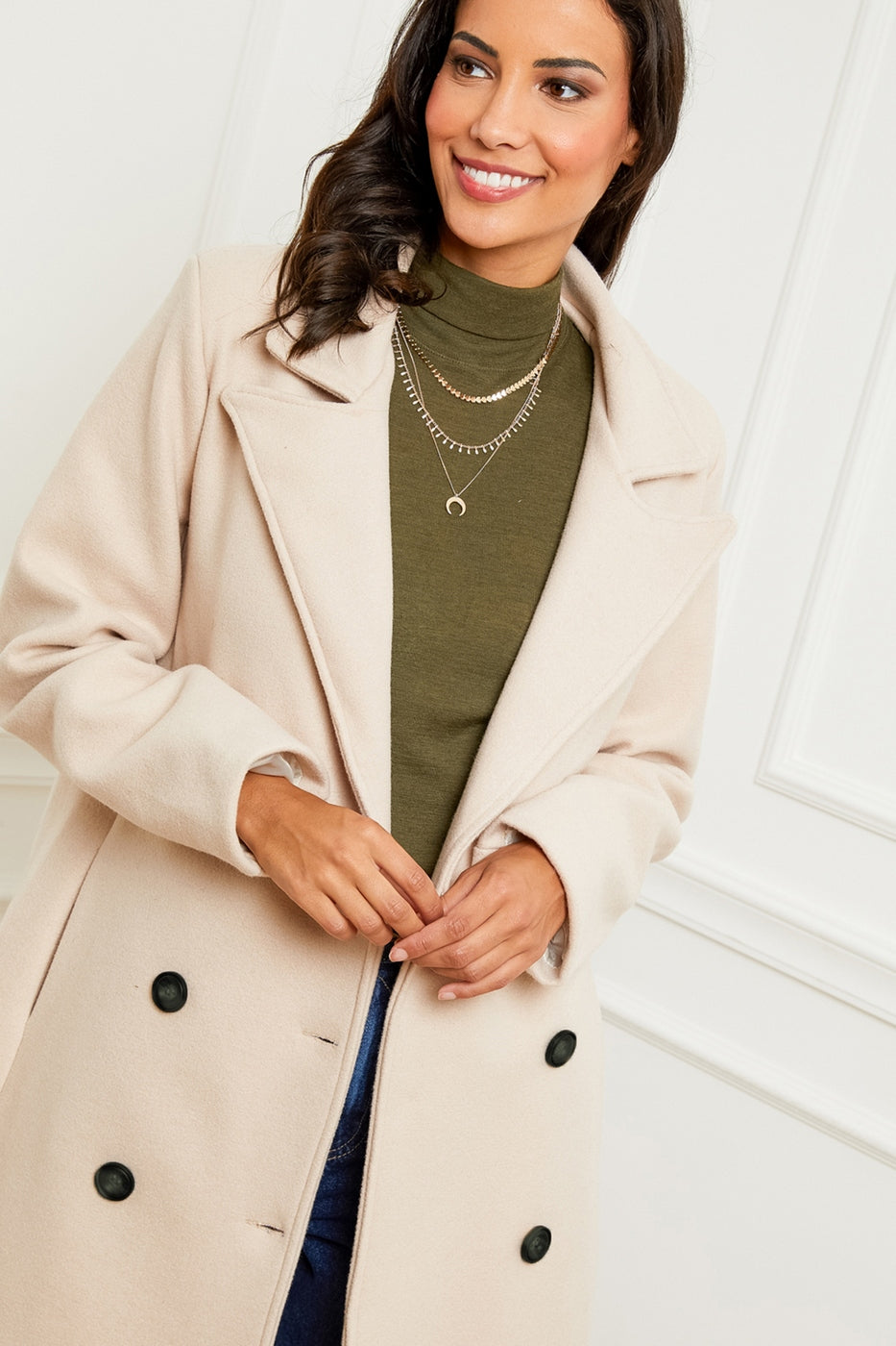 Manteau 98698 - Ecru