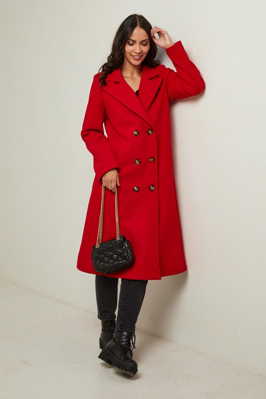 Manteau 98698 - Rouge