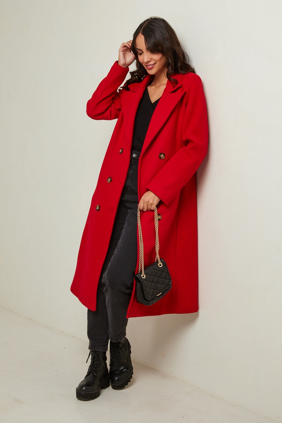 Manteau 98698 - Rouge
