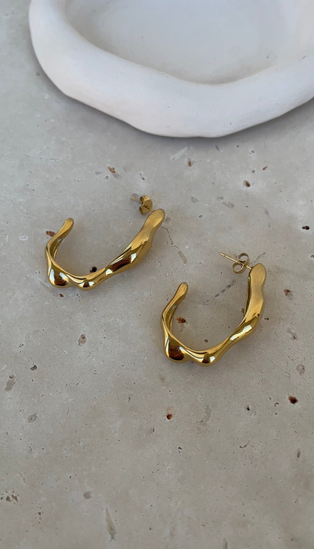 Boucles D'Oreilles Bone Hoops